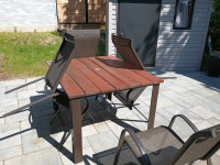 Table patio et chaise