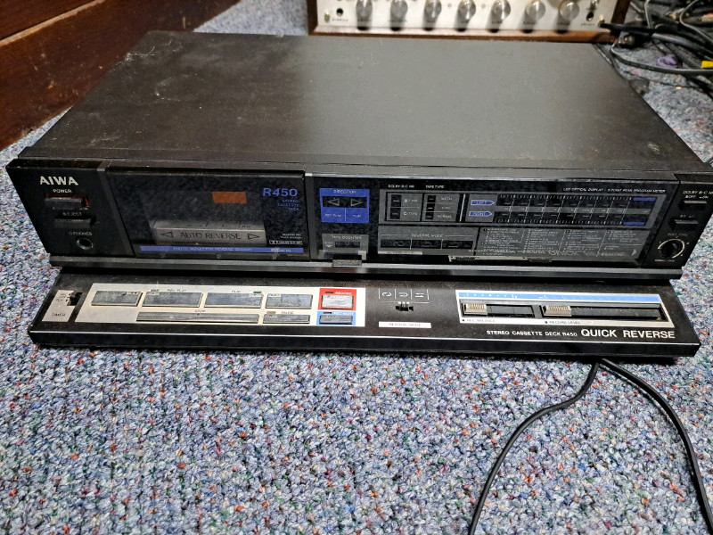 Aiwa r450 cassette deck for repair, used for sale  