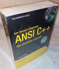 ANSI C++ Ivor Horton Book Sealed UNREAD