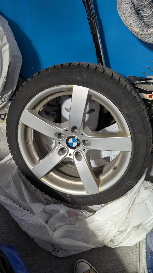 Set of 4 18" BMW rims with winter tires in Tires & Rims in Ottawa - Image 2