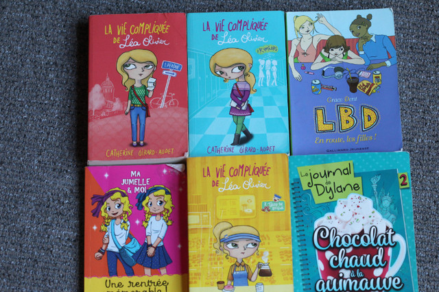 SIX LIVRES FILLE  JEUNE ADO in Children & Young Adult in Laval / North Shore