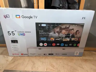 BNIB Google Smart TV 55inch UHD 4k, View more