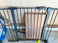 Solid iron safety gate