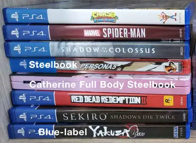 Playstation 4 games (PS5 compatible), View more