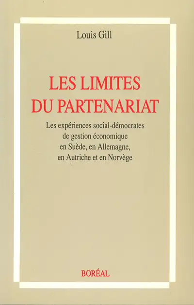 Les Limites du partenariat, Les expériences social-démocrates... in Non-fiction in City of Montréal - Image 2