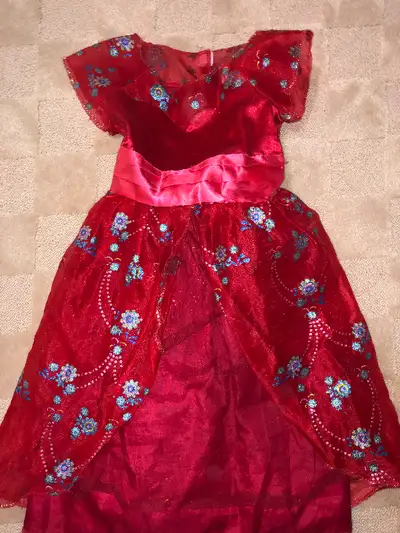 Girls Princess Dress/Costume For Play & Halloween Lights Up, View more