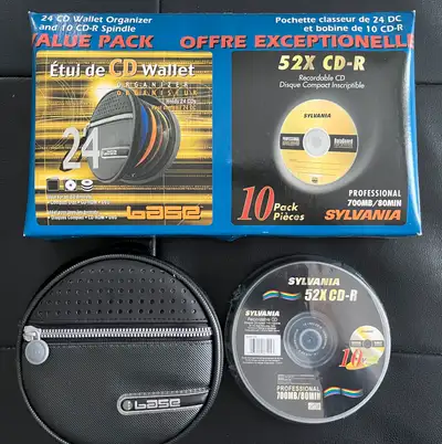 New CD Wallet and dics, View more