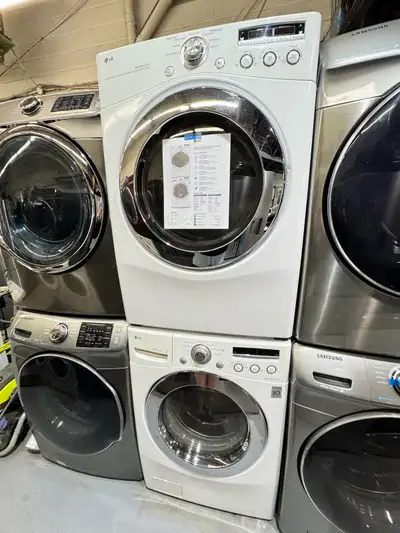 Washer and dryer 27” LG , View more