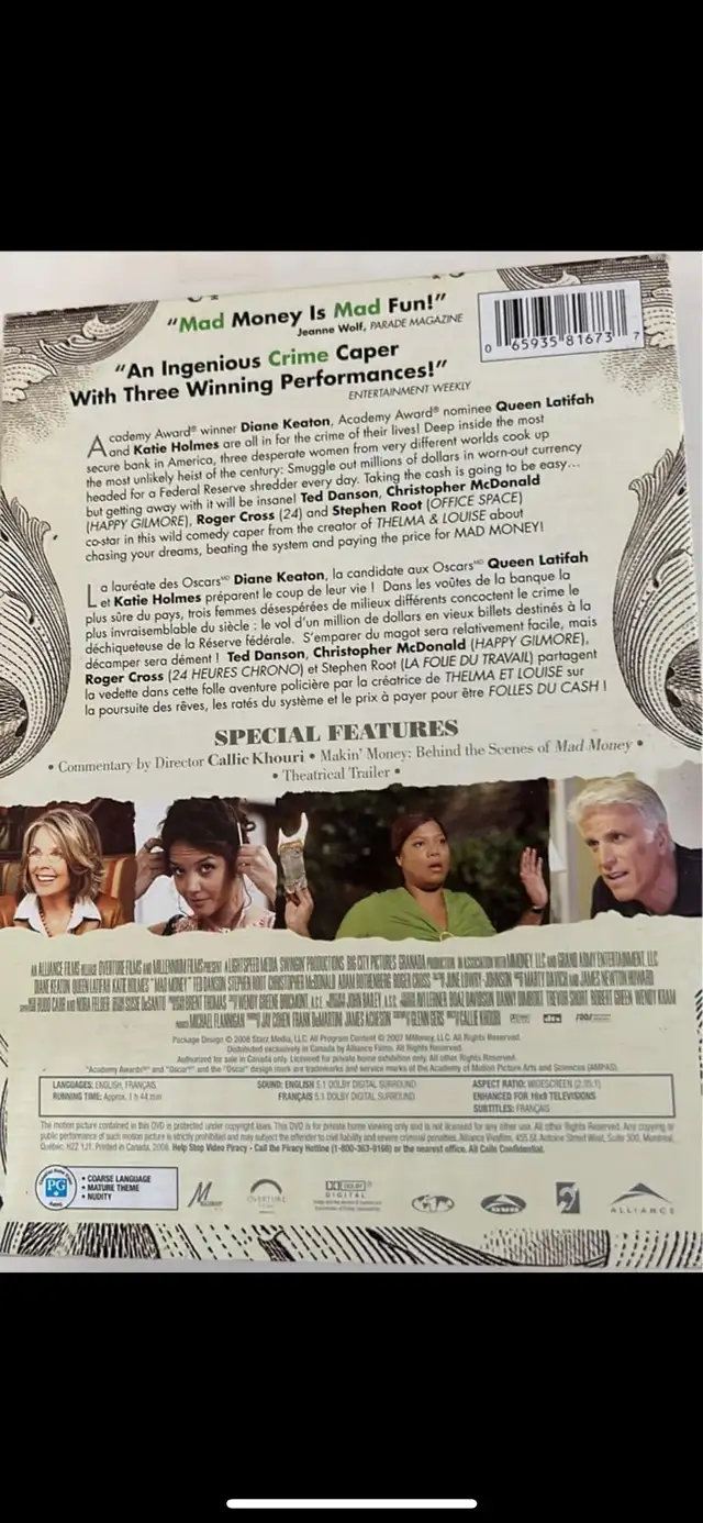 Mad money DVD box set for $562863261492227121