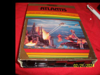 ATLANTIS 2600 GAME IN BOX, BOX IS IN GC, GAME AND MANUAL IN VGC