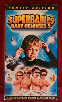 VHS Movie Superbabies Baby Geniuses 2