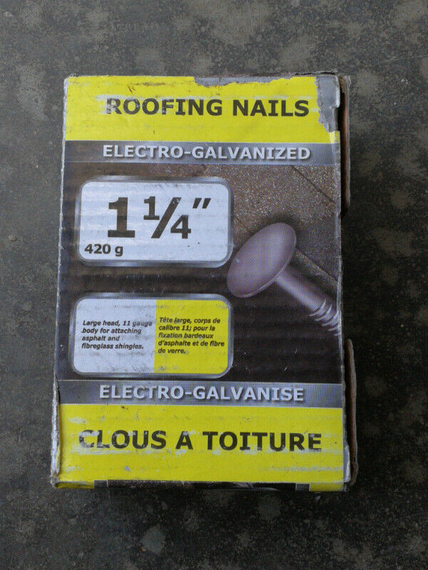 1-1/4-inch Roofing Nails Electro Galvanized in Other in Medicine Hat - Image 4
