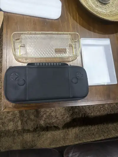 Steam deck carrying case, clear case and screen protector, View more