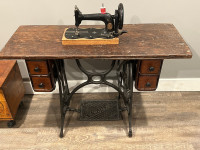 Antique sewing table 