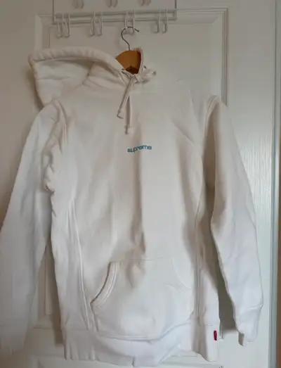 Supreme White Hoodie, View more