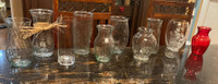 VASES -GLASS $5 each