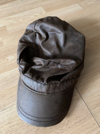 Leather or flannel hat/cap 