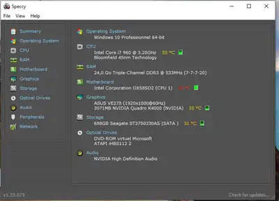 Voir capture d'écran pour les détails. Idéal pour Gamer et en plaçant un SSD dedans ça va rouler ful...