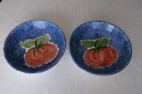 Hand-Painted Salad Bowls TABLETOPS UNLIMITED by FRUITA DE ROMA.
