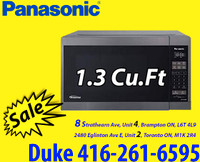 Panasonic Genius 1.3 Cu.Ft. Microwave NNSC688S Stainless