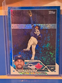 MLB Card- Kevin Kiermaier #US76 Blue Foil Numbered #75/999