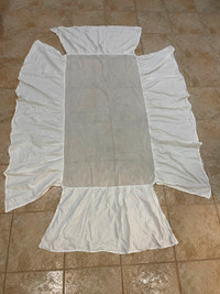 Koala Baby White Crib Skirt Bedding