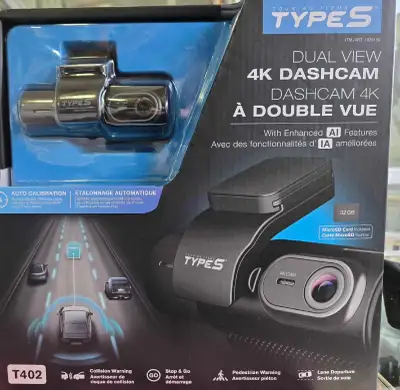 TYPE S 1402 4K DASHCAM WITH AI NEW, View more