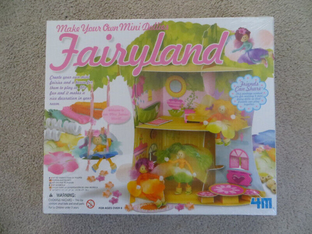 4M Make Your Own Mini Dollies Fairyland (New) in Toys & Games in Markham / York Region