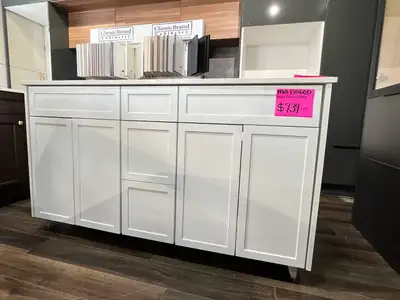 60” Bathroom Vanity Cabinet / 61” Countertop Floor Demos on Sale, View more