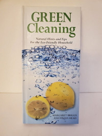 "GREEN CLEANING - NATURAL HINTS AND TIPS" BOOK-HARDCOVER