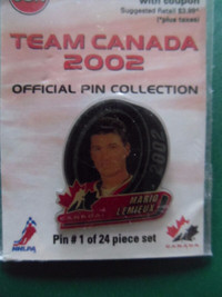 2002-TEAM CANADA-OLYMPICS-OFFICIAL PINS-VARIOUS PLAYERS.