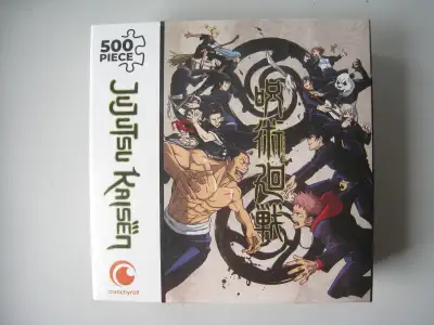 Jujutsu Kaisen Anime Puzzle New in plastic. 18" x 24" Finished Size Pick up or shipping only.
