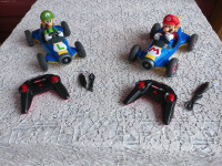 Mario Bros. Karts Mach 8 with Remotes and Chargers