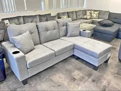 3 Seater Fabric Sectional New In Box Sofa at Cash on Delivery, View more