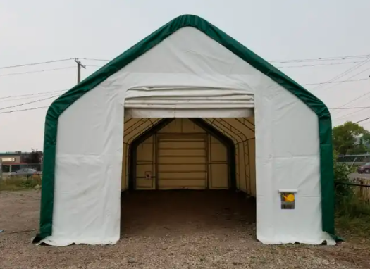 W30'×L80'×H22' Double Truss Storage Shelter