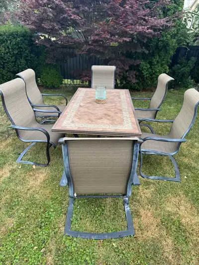 outdoor table and chairs, View more