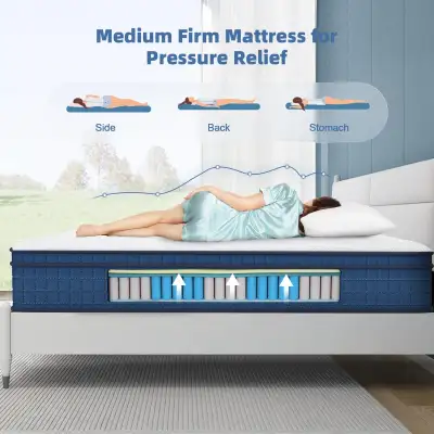 Brand New king size mattress..... Medium firm , View more