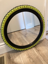 Vintage 1999 Ikea Volda 20" BMX Bike GT Green Tire Wall Mirror
