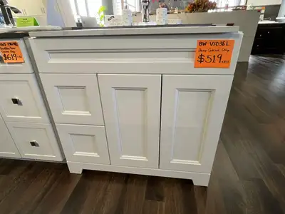 Huge Sale on 36” Bathroom Vanity Cabinets & 37” Countertops!, View more