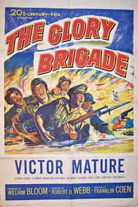 1-Sheet Poster for 1953 War Movie “The Glory Brigade”