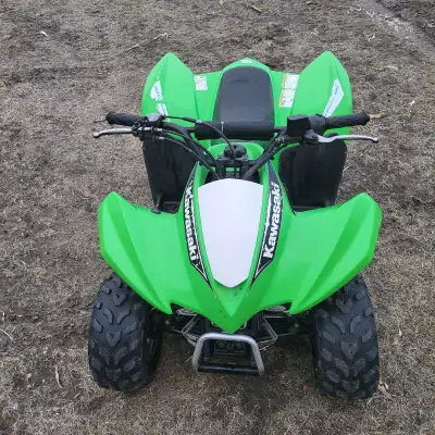 Great kids quad. Just outgrown. Have had no issues with it in the time we have owned it. (Not electr...
