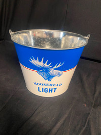 Moosehead Light Metal Ice Bucket