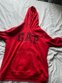 Red gap hoodie size medium mens