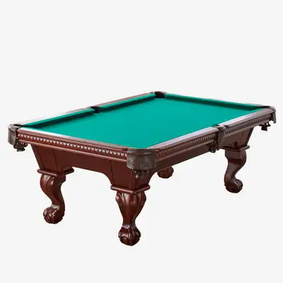Excellent used condition. Included: Table light, pool cues, cue rack, snooker balls, regular balls,...
