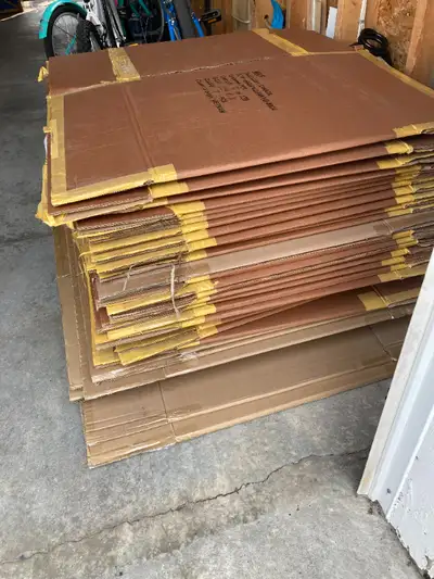 Used boxes, strong and clean. Cardboard Boxes Medium size and Priced at $2.00 each with deals over $...