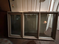 Exterior Triple Pane Picture Casement Window with left opening p