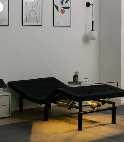 Adjustable Bed Frame with Full Body Massage - Brand New, View more