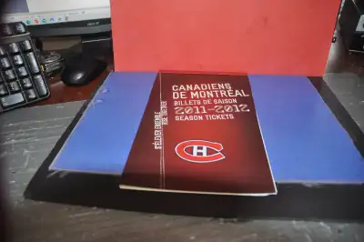 2011-2012 montreal canadiens hockey club empty season tickets nhl Approximation 12 inches by 6.75 in...