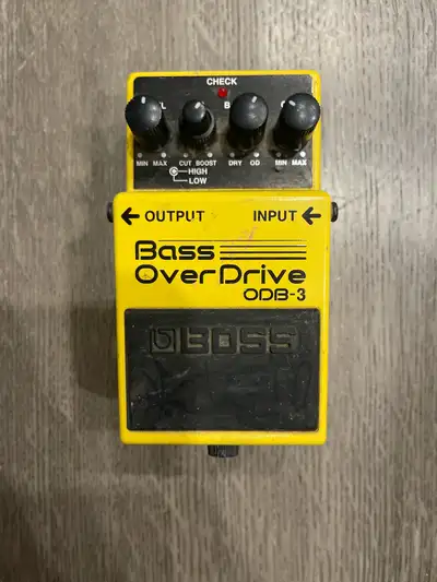 BOSS ODB-3 Bass Overdrive Guitar Pedal, View more