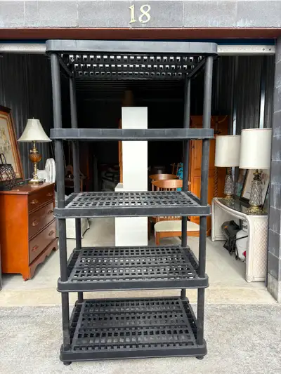 Black Shelving Unit, View more